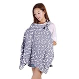 J-LAVIE 授乳ケープ ナーシングケープ 授乳 ポンチョ 収納ポーチ付き