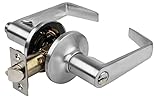 Dynastyハードウェアoak-00 – 26d okamont Commercial Keyed OfficeエントリレバーAda承認、つや消しクローム Dynasty Hardware