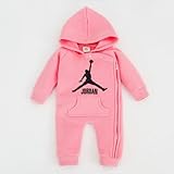ベビー服 ジョーダン バスケ ユニフォーム風 フード付き ピンク ０−６ヶ月用 [並行輸入品]