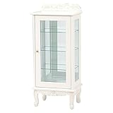 【送料無料】　【収納家具】　ヴィオレッタシリーズ　ガラスキャビネット　RCC-1234AW