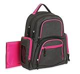 Carter's Sport Back Pack Diaper Bag, Grey/Pink by Carter's