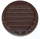 MAURICE FRANKLIN LOUVER RLB-100 3 Mini Louver (4 Pack), 3", Brown [並行輸入品]