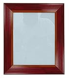 アンティーク調木製写真フォトフレーム滑らかな仕上げ壁アートHangingホームインテリア 12 x 12 Inches レッド FRAME74-Red-8