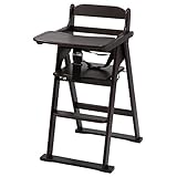 不二貿易 木製ベビーチェア 折りたたみ ブラウン 17333