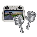 Kimyoaee Fro DJI RC リモコン 対応 ジョイスティック親指 Mini 3 Pro/Air 3 ドローン ドローンリモコンアクセサリー用 リモートコントロールサムロッカー アルミ合金製 - チタン