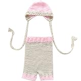 Zhhlinyuan Fashion Newborn Baby Boy Girl Crochet Knit Costume Photo Photography Prop Outfit 2191