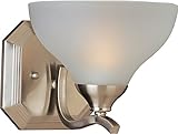 Maxim Lighting 21271FTSN One Light Frosted Glass Wall Light, Satin Nickel [並行輸入品]