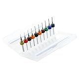 SODIAL(R) 箱 10x 0.3-1.2mm PCB小さな森イチゴ　掘削システムプリントドリル