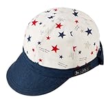 笑顔でおでかけベビー帽子・キャップ（日本製）　スターライトプラネット（アイボリー）　B19011