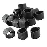 uxcell U形キャップ 脚ピタキャップ 家庭家具用 28mm長 25mm脚径 20個