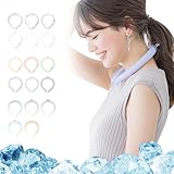 クールリング アイスネックリング ネッククーラー 繰り返し使用 ネックリング ひんやり 涼しい 冷却 エゴクーラー 通勤 通学 自然凍結 冷