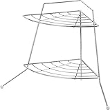 かたづく コンロ コーナーラック 2段 ステンレス製 キッチンコーナーラック キッチン収納 調味料ラック 鍋置き キッチン収納 調理用品 ちょい置き 一時置き