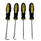 FancyAuto　ピックツールセット　オイルシールドライバー　 ホースリムーバー　フックピック　Ｏリング　ツール　滑り止め　修理　工具　道具　ゴムホース　パッキン（4本/セット）