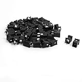 uxcell 電源ジャックソケット パワーソケット　 3 ピン数　 2.1x5.5mm タイプ　50個