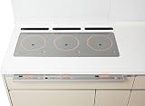 パナソニック トリプルワイド IHクッキングヒーター 幅900mm LES12EB2S3K シルバー色 3口IH S12EB2S3K