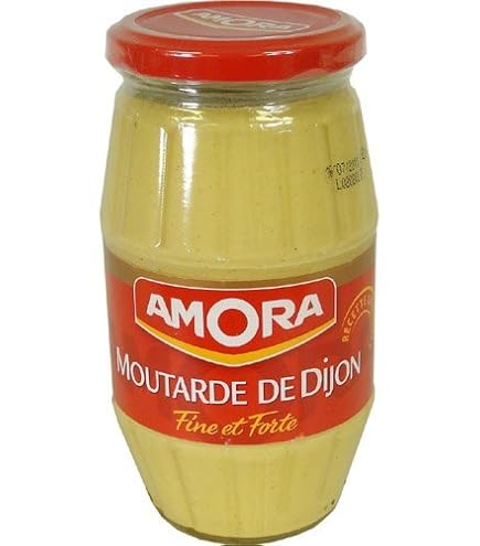 Amora Strong Dijon Mustard from France - 2 plastic bottles - 265