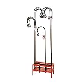Border Concepts 72093 Shepherd Hook Display, Small, Red [並行輸入品]