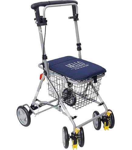 Amazon.co.jp: 島製作所 シルバーカー (リズムRWC 二筋格子ブルー