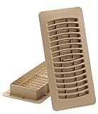 Imperial Manufacturing RG1326 4-Inch by 10-Inch Plastic Register, Taupe [並行輸入品]