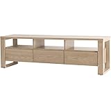 ライフスタイリングショップ テレビボード 木製 テレビ台 オフホワイト 天然木 幅154cm LS-997OWH