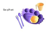 環境に配慮し ベビー食器セット (海外直送品) (lilac)