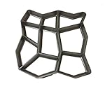【LNJ】パスメイト 石畳 タイル オリジナル 型枠 モールド 軽量 プラスチック セメント 43×43ｃｍ DIY