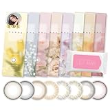 【ハルネ公式店】[ てんちむ プロデュース カラコン ] HARNE (ハルネ) ワンデー 1day 10枚入り メープル（度あり）[-0.50] リリーアンナオリジナルウェットティッシュ付