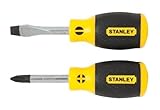 STANLEY 62-000 Stubby Cushion Grip Screwdriver Set, 2-Piece [並行輸入品]