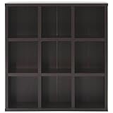 不二貿易 リビング収納 収納 棚 レガール 3段 幅広 ダーク ブラウン 82517