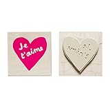 Yellow Owl Workshop アメリカ発キュートなスタンプ <MAKE-IT-MINE  Rubber Stamp HEART JE T'AIME ハート ジュテーム> YO-LS104