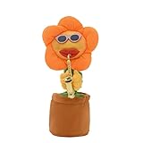 踊るひまわりのぬいぐるみ ひまわりのおもちゃの歌うダンスおもちゃ 動くぬいぐるみ ひまわりぬいぐるみ 電気ぬいぐるみ 踊る 歌う 花 おもちゃ 電動 ひまわり 子供おもちゃ電池式 120曲 反応するおもちゃ 早期教育玩具 装飾 贈り物