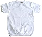 [グッドウェア] クルーネック 半袖 Tシャツ ユニセックス NGT9801 (L, ホワイト)