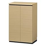 白井産業【SHIRAI】下駄箱 シューズボックス 靴箱 ポルターレエントランス ナチュラルブラウン 幅約60cm 高さ約95cm  PRE-9560CDNA PRE-9560CDNA