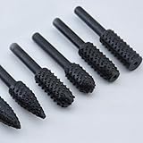 10ピース/セットパワーツール木工やすりチゼル形回転エンボス研削ヘッド電源ハンドツール彫刻パターン