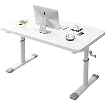 Amazon | 昇降デスク 学習机高さ60-95cm 奥行き60cm 手動