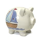 Child to Cherish Piggy Bank, Nautical, Large by Child to Cherish [並行輸入品]