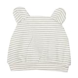 CA Mode(JP) 新品 赤ちゃん 帽子 耳付き 有機彩 男 女 春夏 綿 ベビー 帽子 ライトグリーン