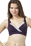 Sweet Mommy 【日本製】 授乳ママの常識を変えた 伝説の授乳ブラジャー　ストレッチレース付き／パープル／グラマラスM
