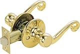 Legend 809056 Designer Scroll Style Lever Handle Passage Hall and Closet Leverset Lockset, US3 Polis