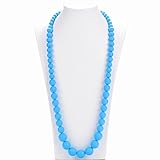 Consider It Maid Silicone Teething Necklace for Mom to Wear - FREE E-BOOK - BPA FREE and FDA Approve