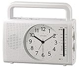 リズム(RHYTHM) シチズン 目覚まし時計 防災 AM/FM ラジオ ワイドFM対応 発電 LED ライト スマートフォン 携帯電話 充電機