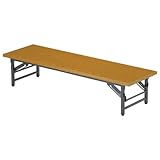 折り畳み机【座卓・幅1800×奥行き750mm】 カラー:チーク