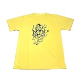 Tシャツ イエロー ダキニ天 ドライ 荼枳尼天 白狐 グッズ 黄色