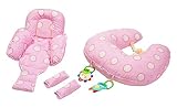 クレイバーママクレイバーフォーム10in1授乳クッションセット、ベビーカーインナーシートを含む（並行輸入品） (pink) [並行輸入品]