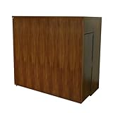 まとめて収納 パソコンデスク PCデスク 幅80.5cm ダークブラウン DL-551DB