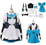 [AwwwCos] 飛鳥馬トキ メイド服 13点セット トキ 戦闘服 メイド喫茶 メイドカフェ 制服 文化祭 学園祭 メイド服 jk コスプレ衣装