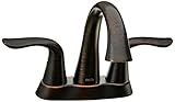 Delta 2538-RBTP-DST Lahara Two Lever Handle Centerset Bathroom Faucet with 50/50 Pop-Up Drain, Venet
