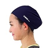 LE MODE ｄｅ ｔｏｉ(ル モード デ トア)日本製 スイムキャップ 水泳キャップ スイミングキャップ 水泳帽 水泳キャップ ゆったりサイズ メンズ レディース 男女兼用 学校 スクール bousiSA5-ro (ネイビー（日本製）, S)