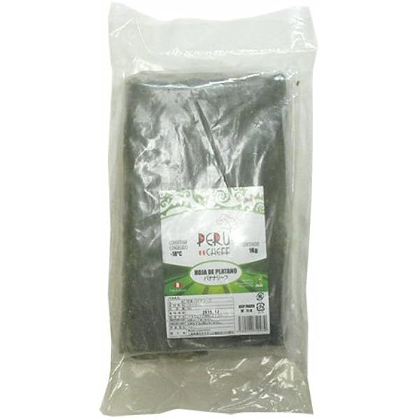 冷凍 バナナリーフ Hoja De Platano ペルーシェフ 1kg Peru Cheff 飾り トッピング材料 通販 Amazon