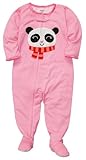 Carter 'sベビー女の子1-pc L / S Footed Sleeper カラー: ピンク